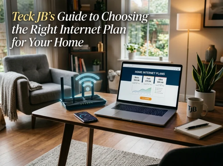 Teck JB's Guide to Choosing the Right Internet Plan for Your Home