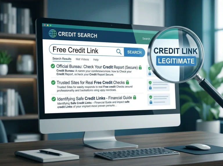 How to Identify a Legitimate Free Credit Link Online How to Identify a Legitimate Free Credit Link Online
